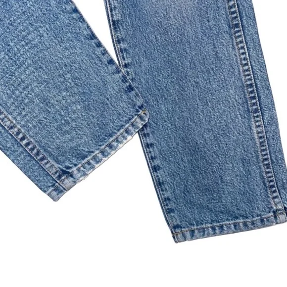 Khaite Blue Distressed Jeans - Picture 7 of 8